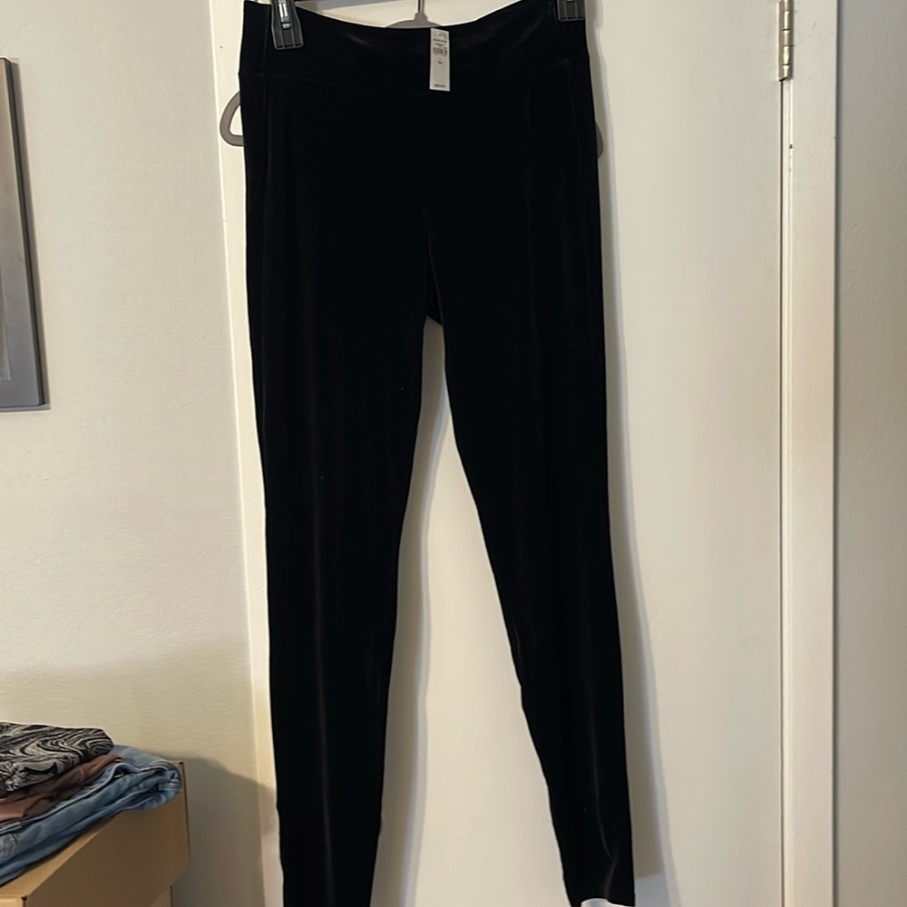 Gap TALL Black Velvet Leggings
